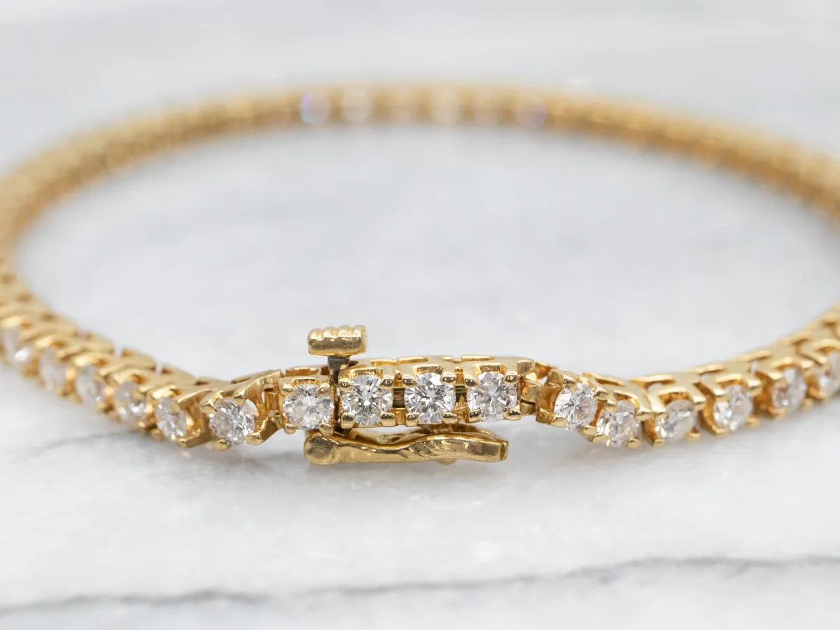 18K Gold Diamond Tennis Bracelet