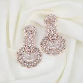 American Diamond Drop Earrings