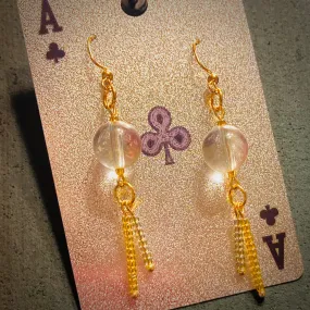 Beaded Earrings Made by Scarlet Garlands