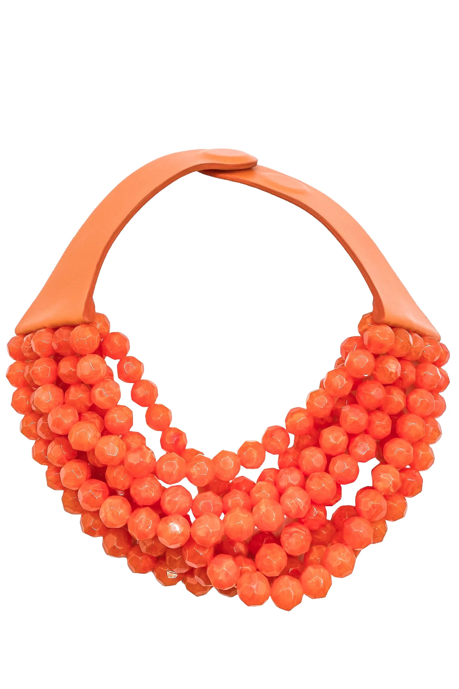 Bella Style Necklace - Tropical Orange |  Fairchild Baldwin