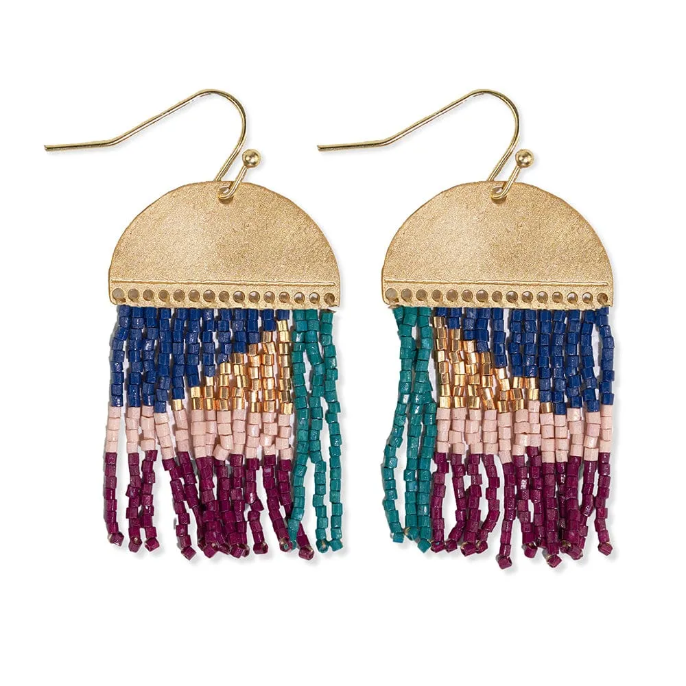 Birdie Abstract Beaded Fringe