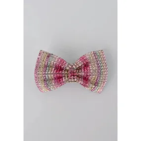 boutique gem bow hairclip