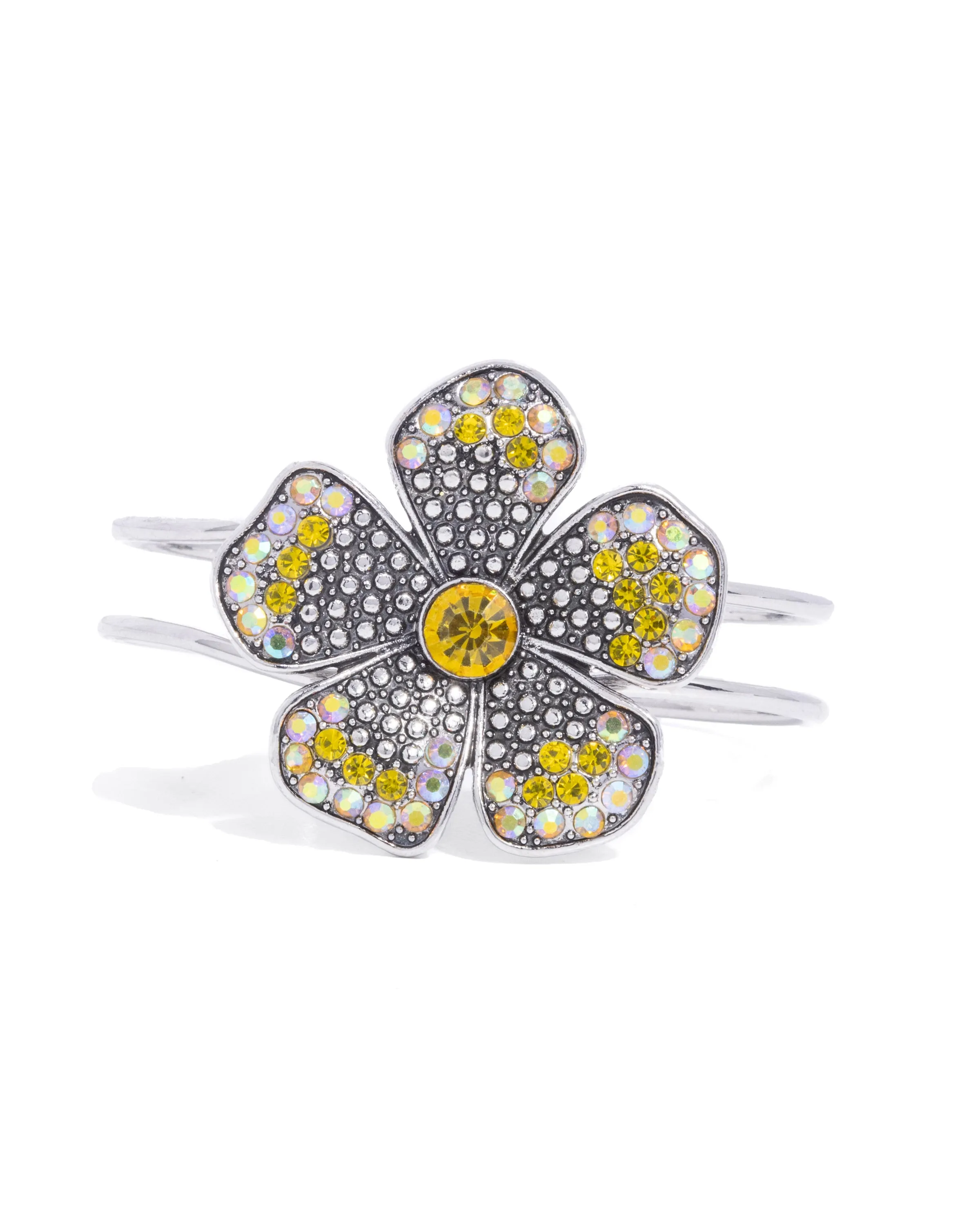 Bracelets Bedazzled Bloom - Yellow B2251