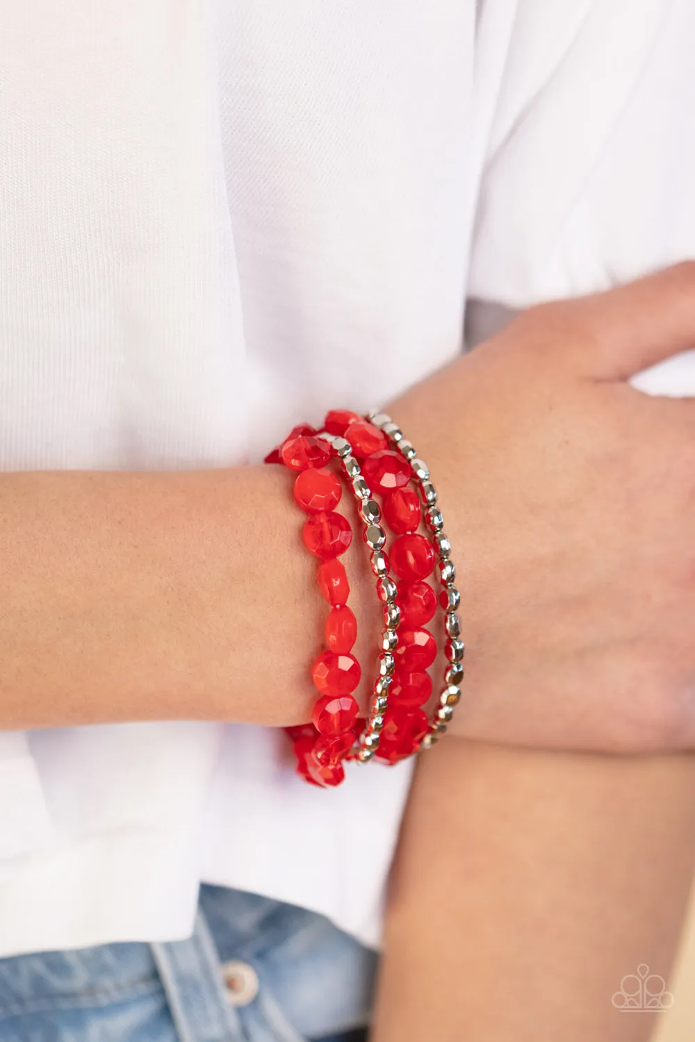 Bracelets Seaside Siesta - Red