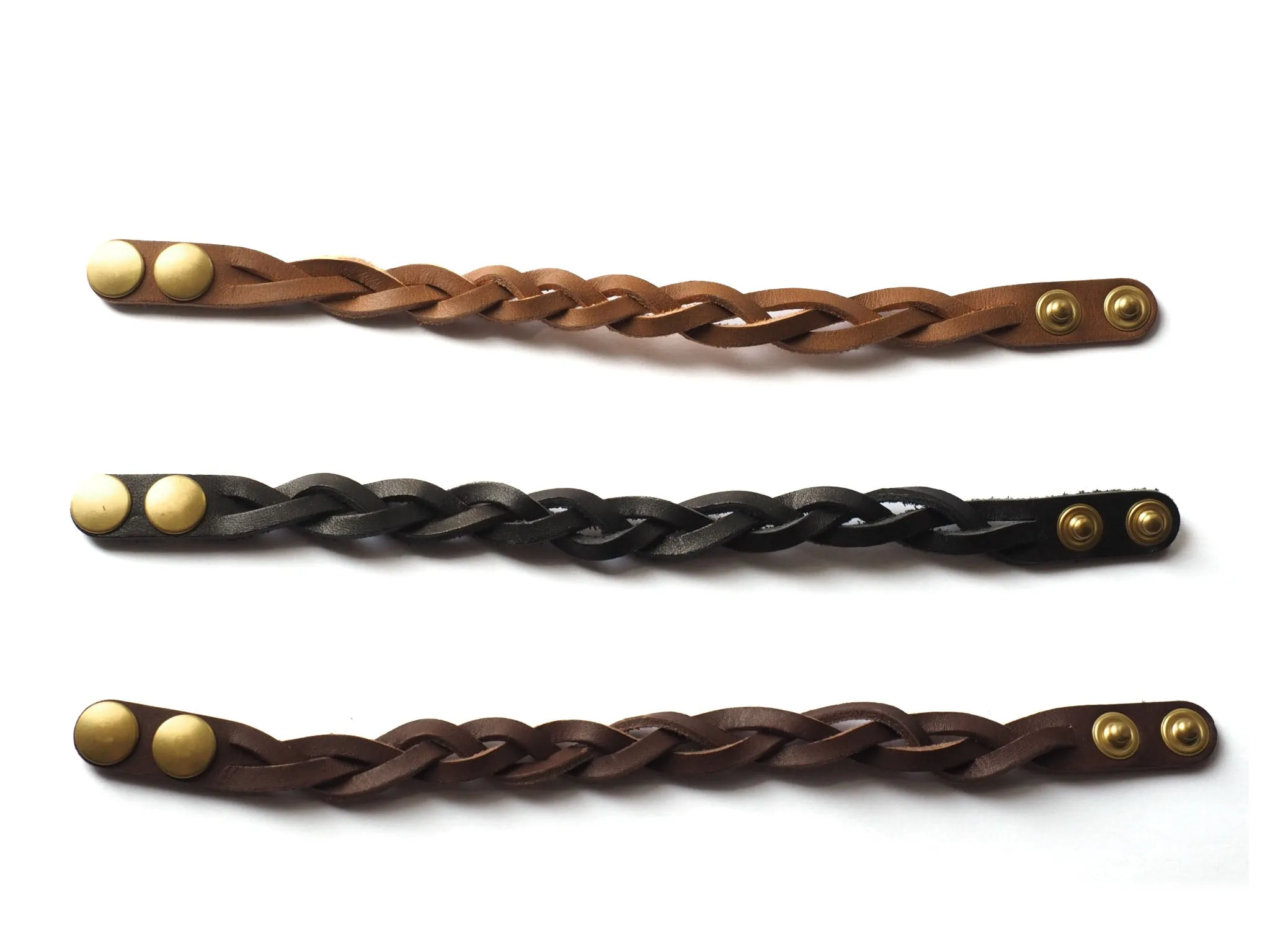 Braided Leather Bracelets - Discontinued