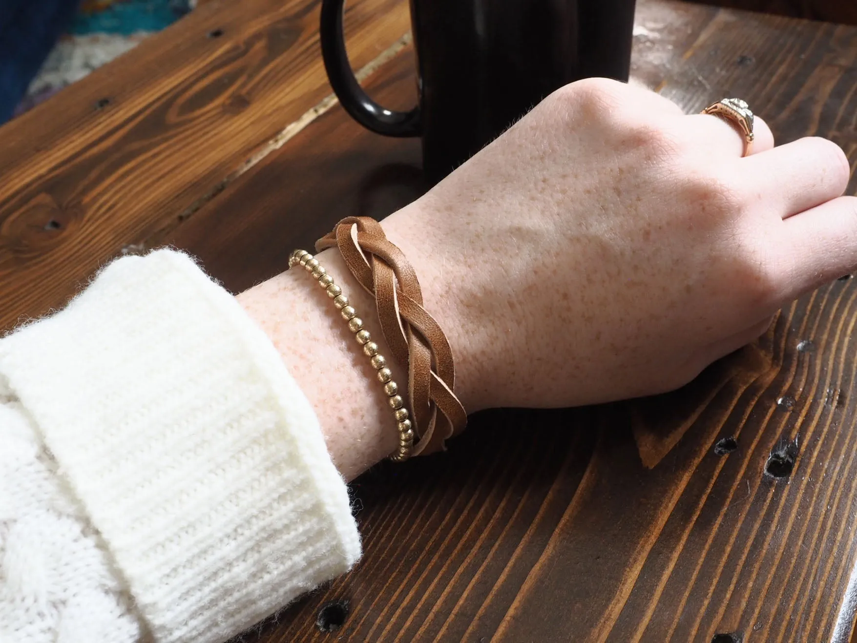 Braided Leather Bracelets - Discontinued