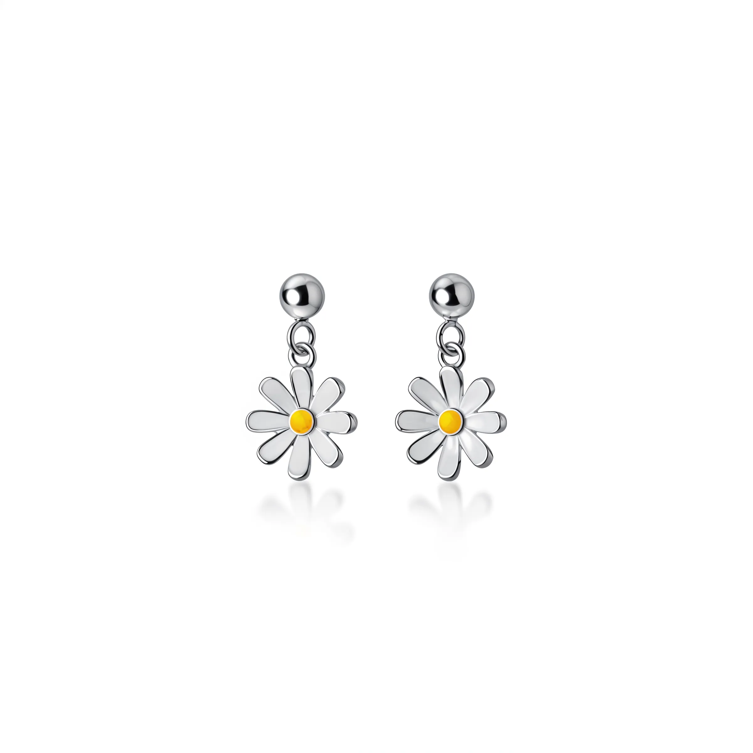 Breezy Daisy Minimal Drop Studs