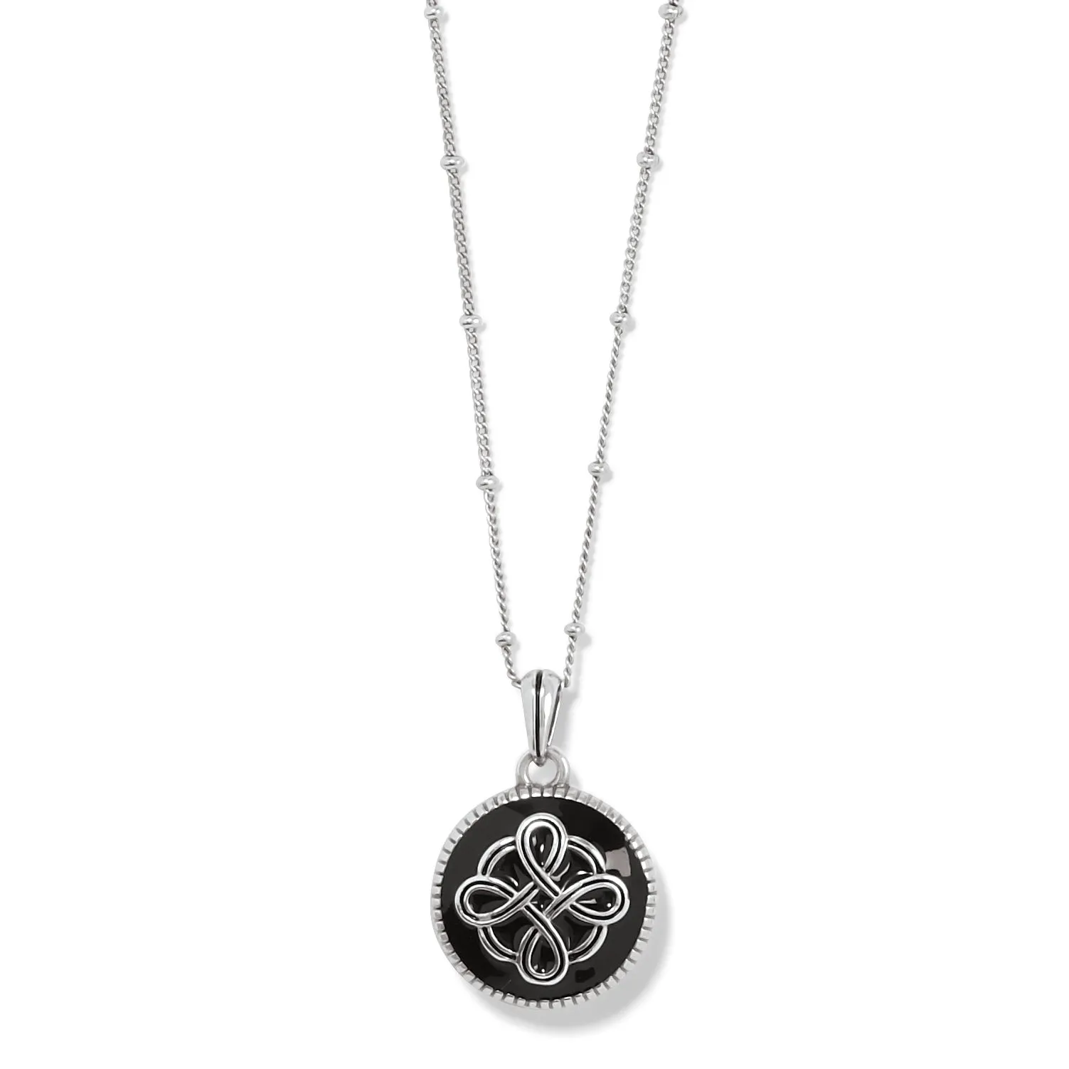 Brighton | Interlok Noir Reversible Necklace | Women's