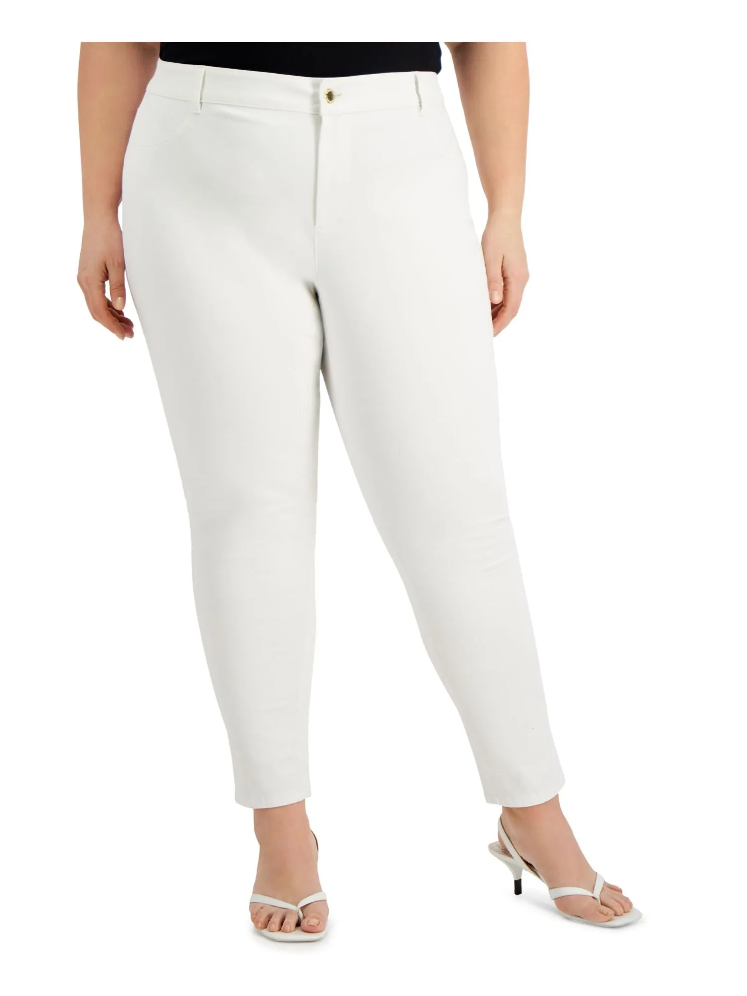 CALVIN KLEIN Womens Stretch Pocketed Skinny Pants