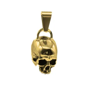 Charm Coven Gold Hel Skull Charm