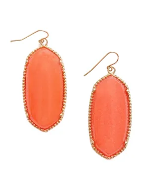 Coral Drop Earrings