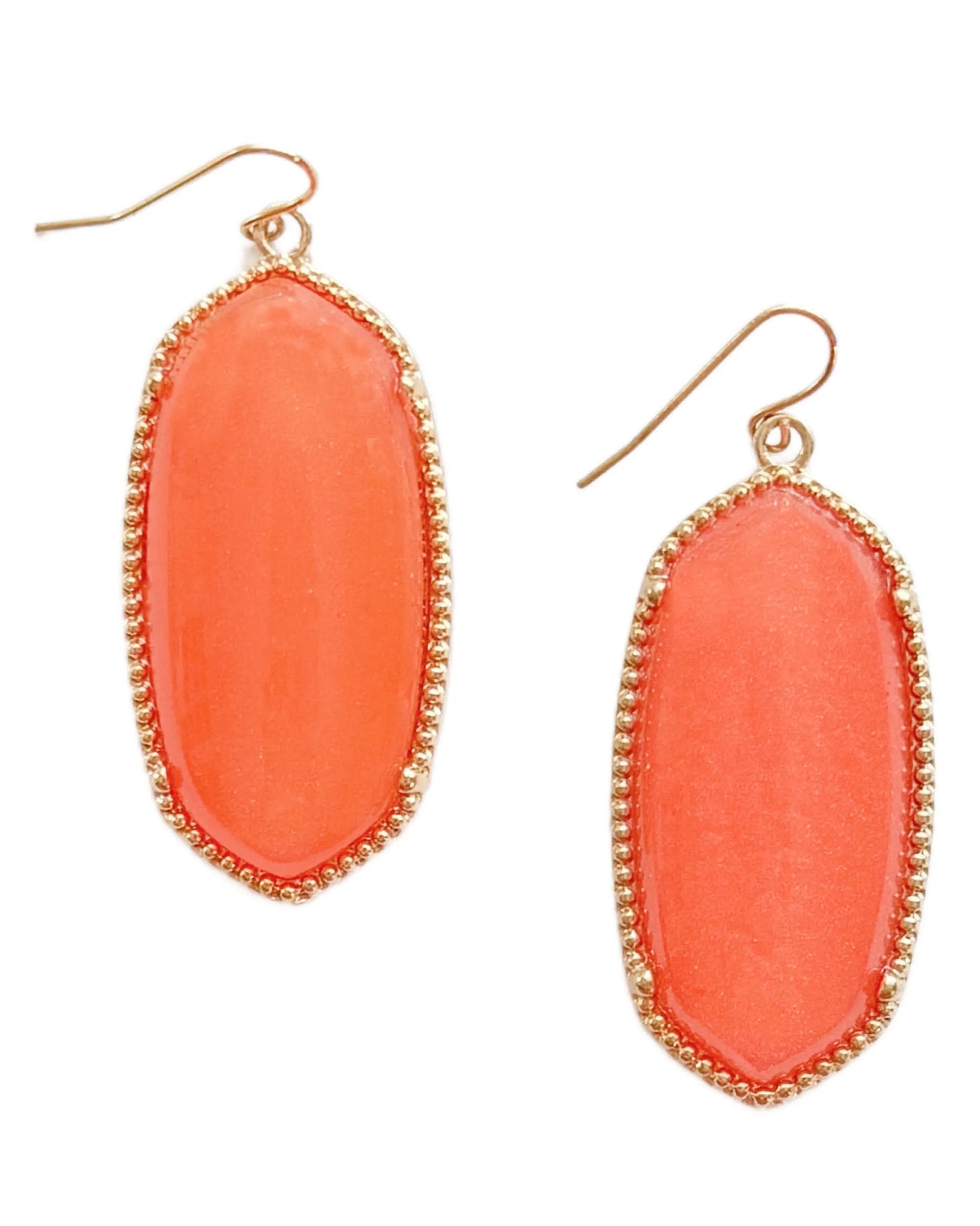 Coral Drop Earrings