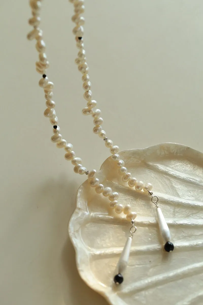 Dance of Pearls Natural Irregular Pearl Long Necklace