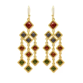 Discover Your New Favorite: Rhombus Cascade Statement Earrings