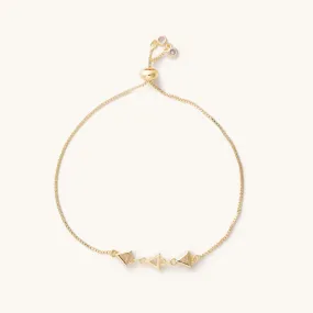 Gem Triangle Slider Bracelet