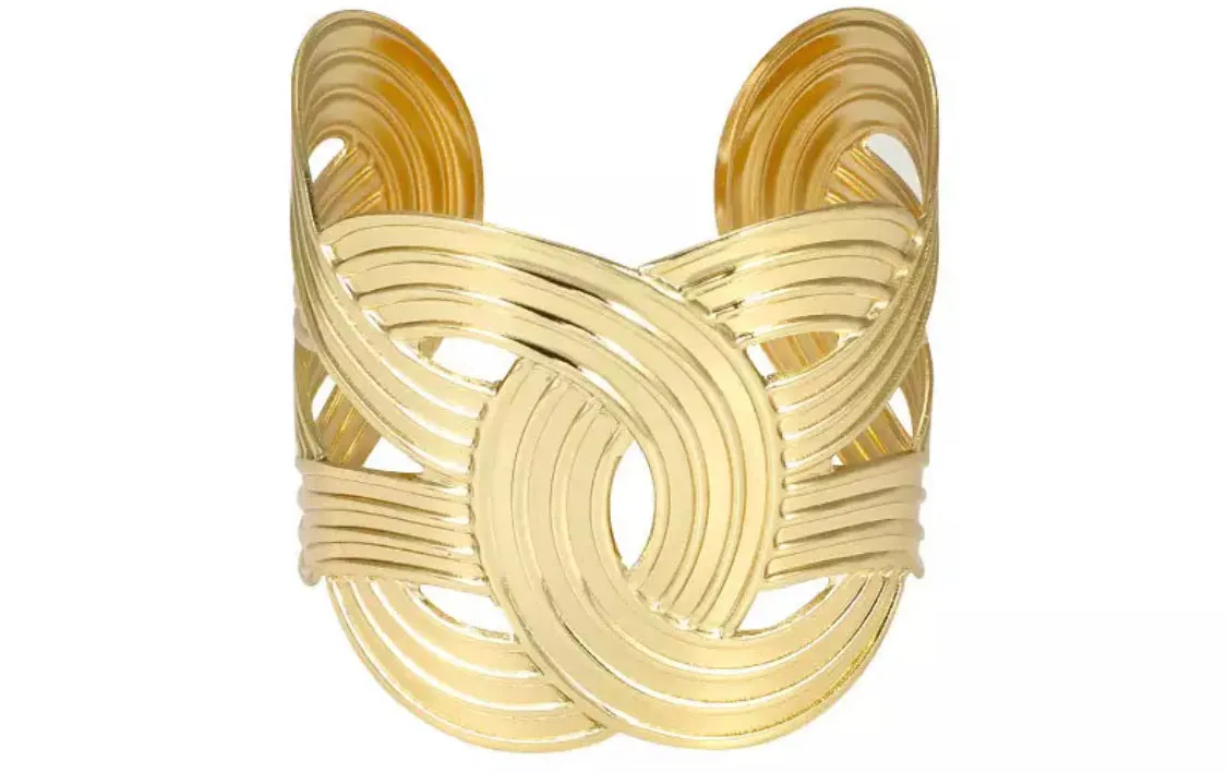 Gold Fashion Cuffs