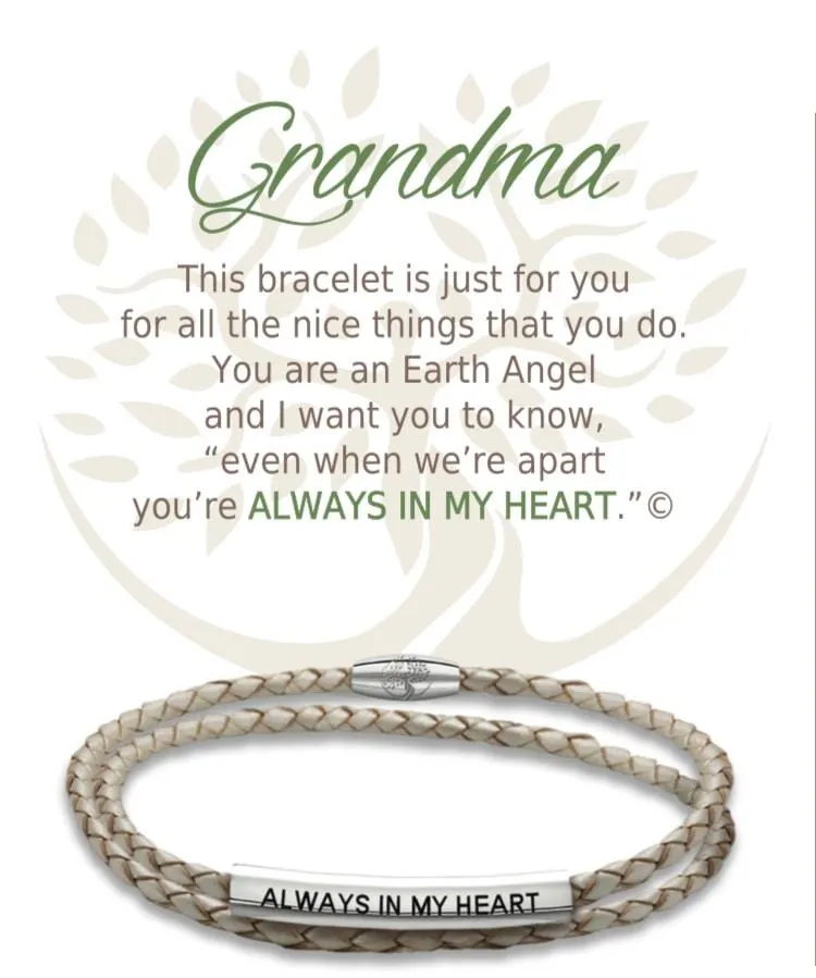 Grandma: Leather Bracelet