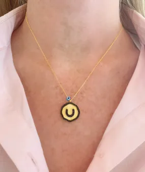 Horseshoe Medallion Necklace