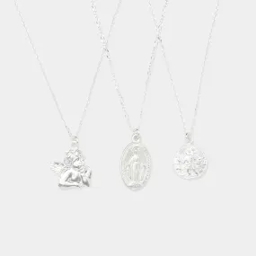 Kris Combo Necklaces in Silver