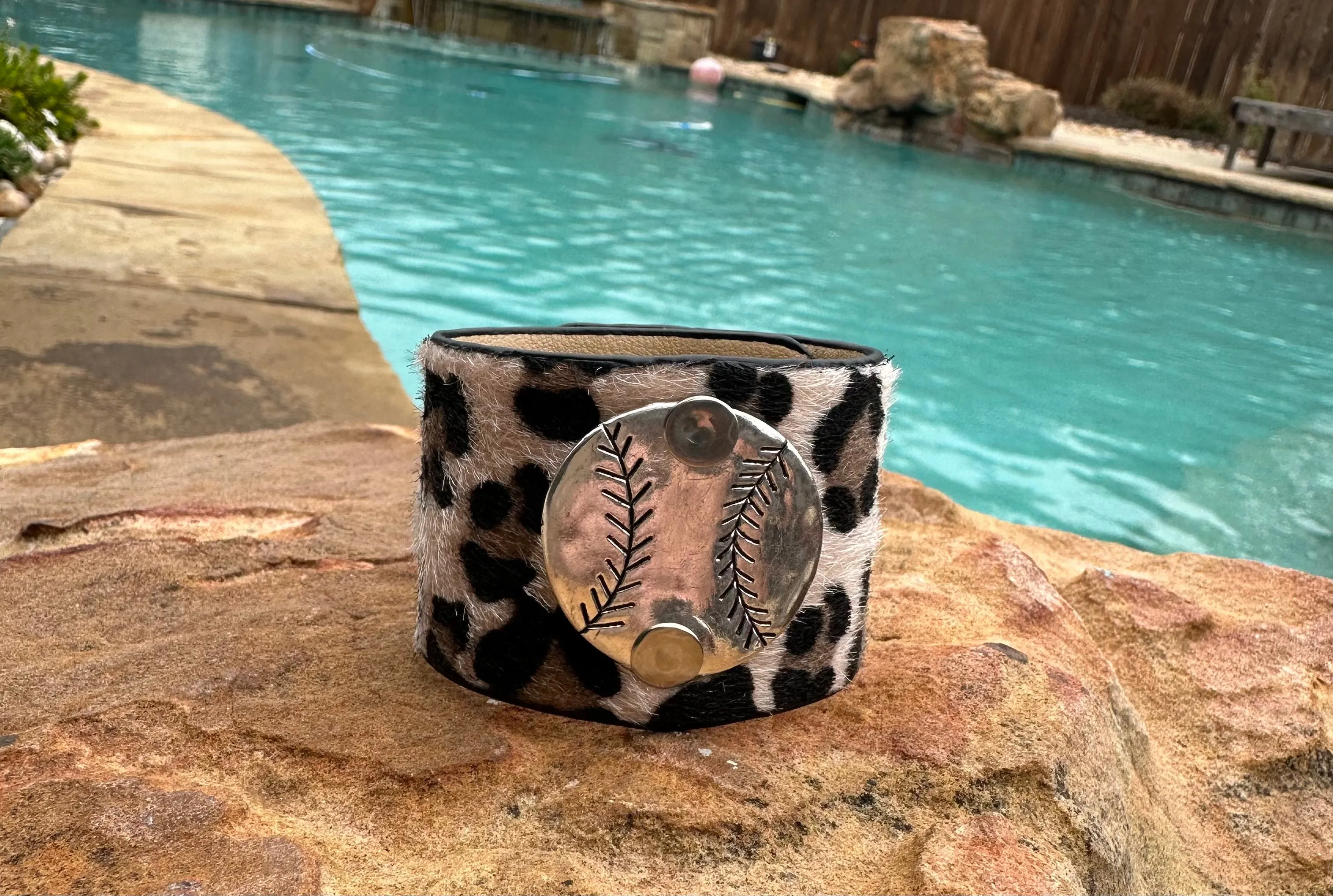 Leopard Sports Cuffs (Baseball/Softball/Soccer/Football)