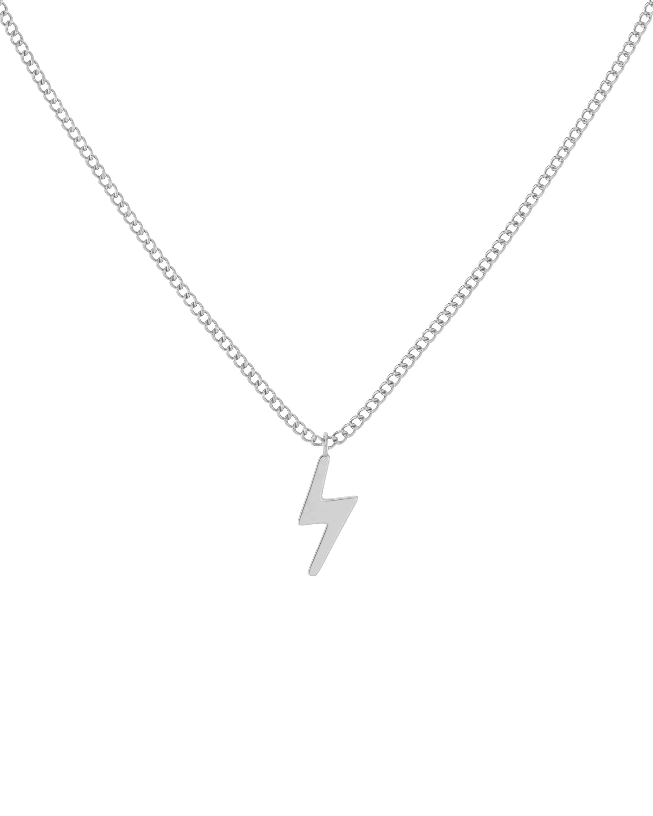 Lightning Necklace Steel