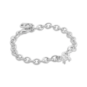 Maltipoo Silver Dog Charm Bracelet