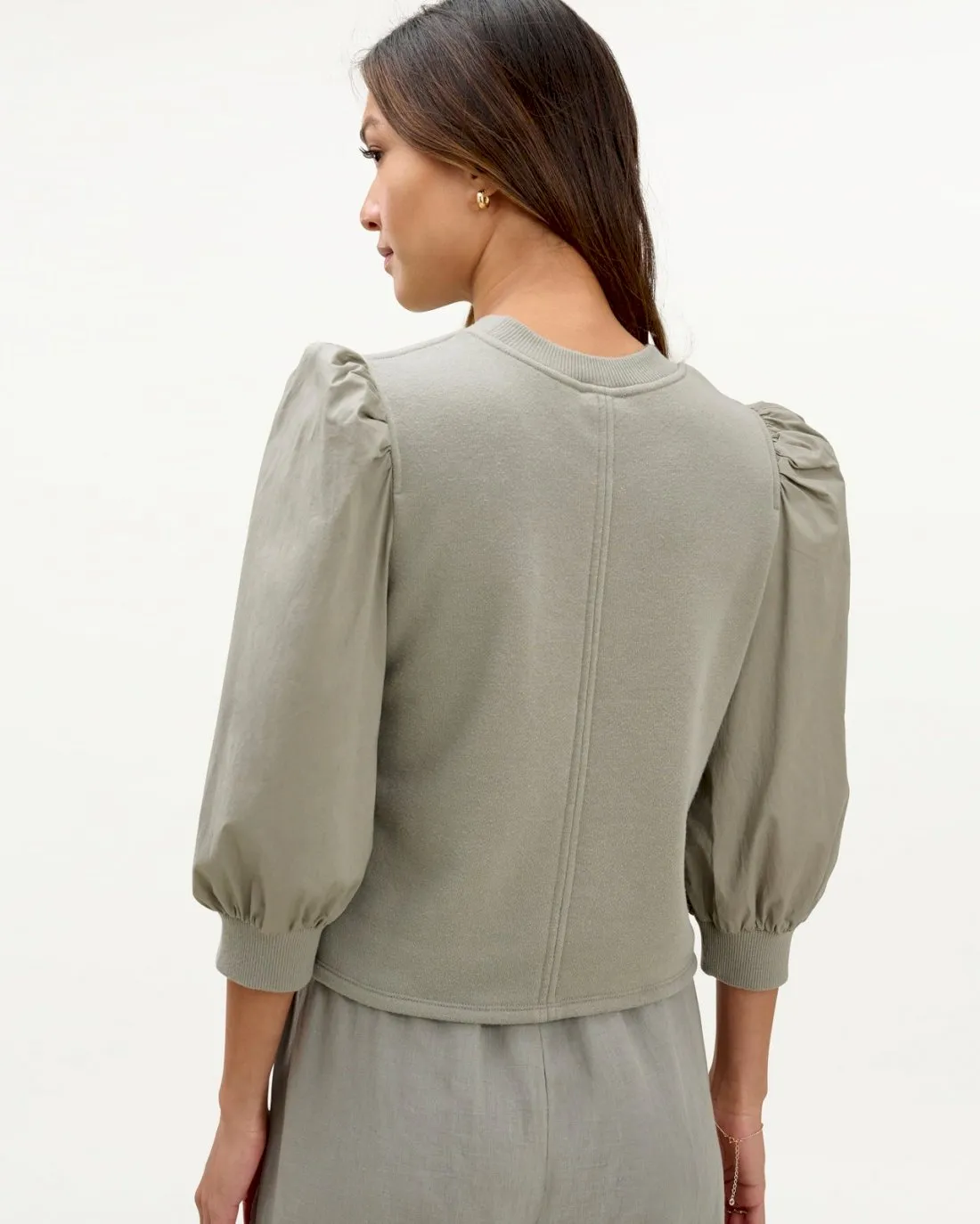 Mary Lawless Lee x Splendid Puff Sleeve Sweatshirt