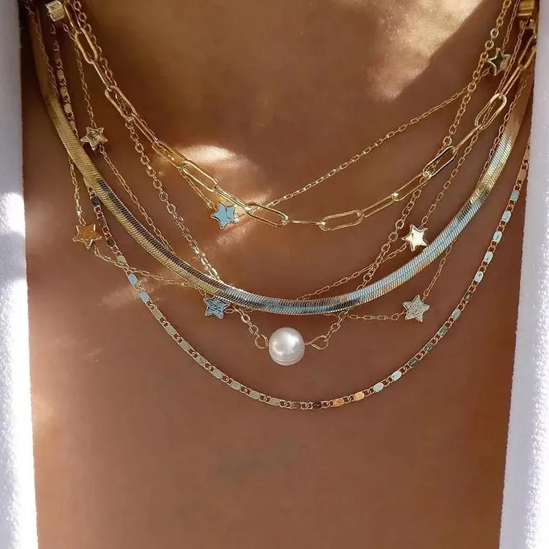 Multi Layered Necklaces