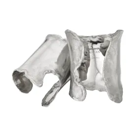 Neptune Distressed Cuffs - Silver