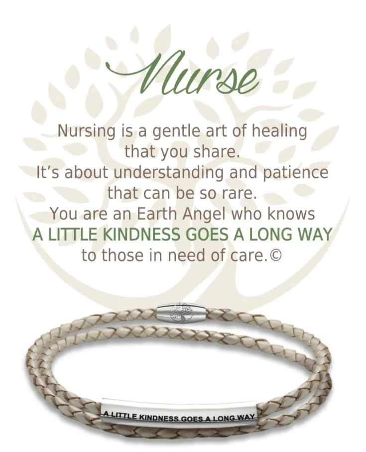 Nurse: Leather Bracelet