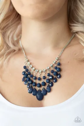 Paparazzi Necklace ~ Social Network - Blue