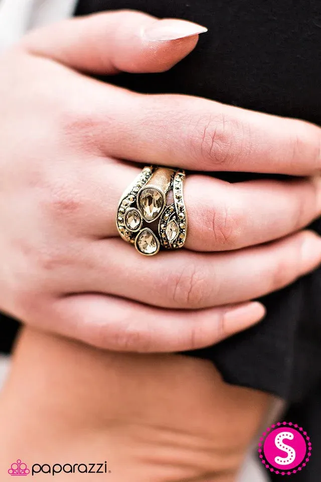 Paparazzi Ring ~ Drama Mama - Brass