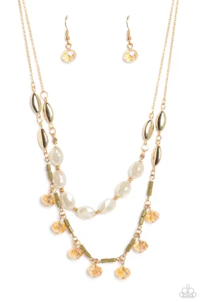 PAPARAZZI Sheen Season - Gold NECKLACES