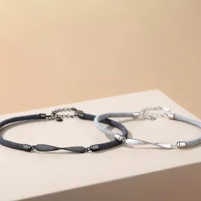 Personalized Mobius Matching Bracelets Set