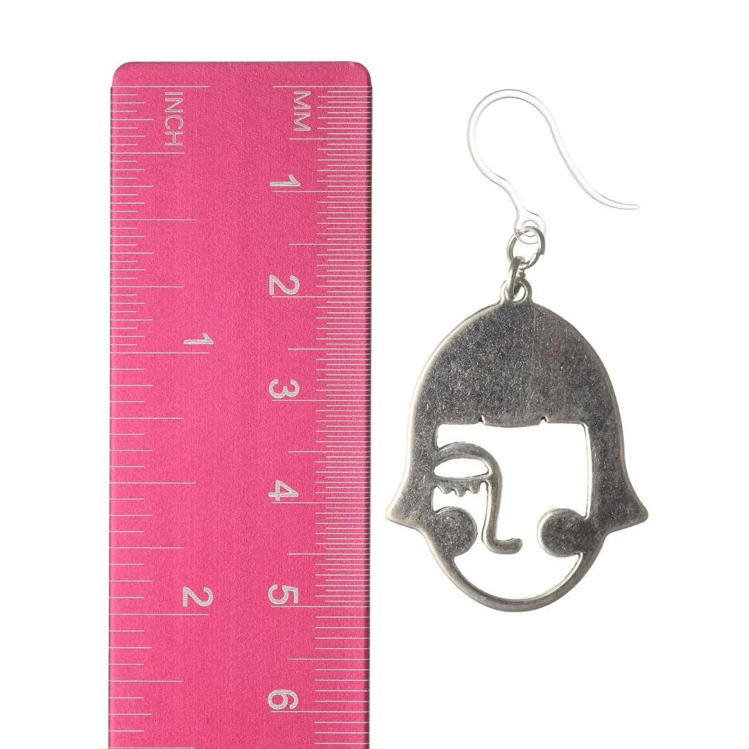 Picasso Dangles Hypoallergenic Earrings for Sensitive Ears Made with Plastic Posts