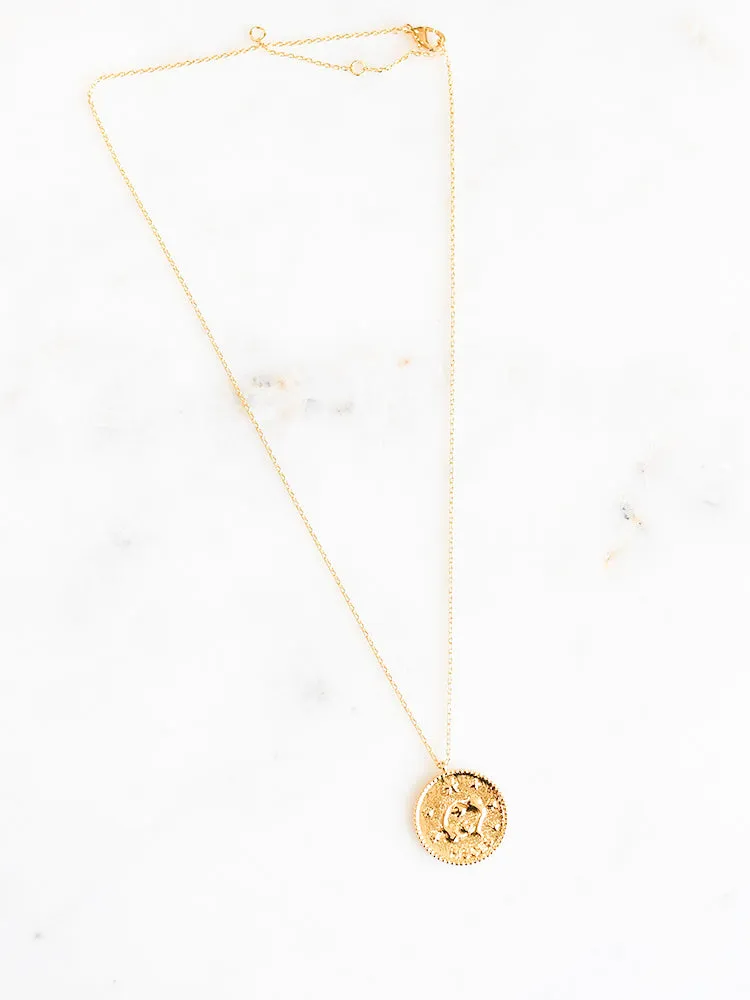 Pisces Medallion Necklace