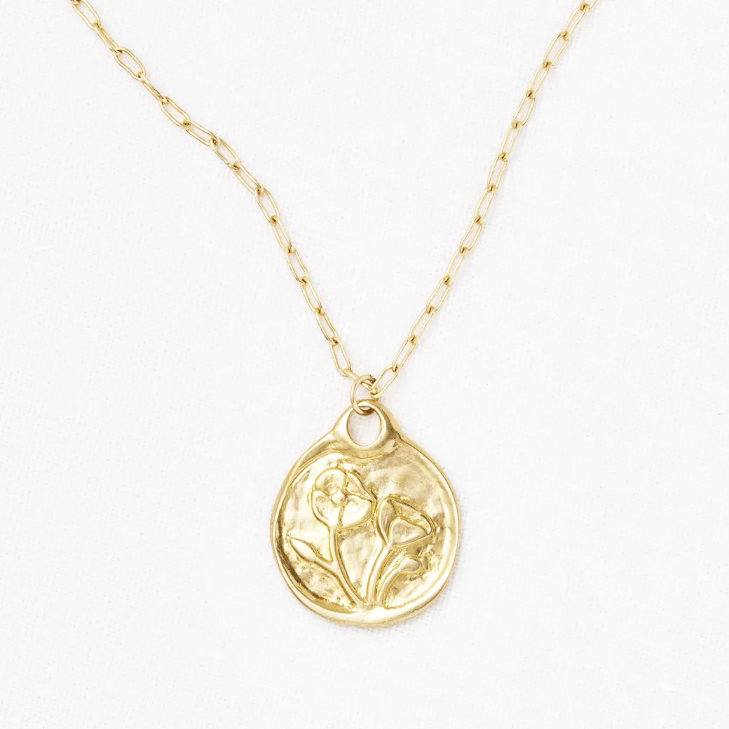 Poppy Medallion necklace