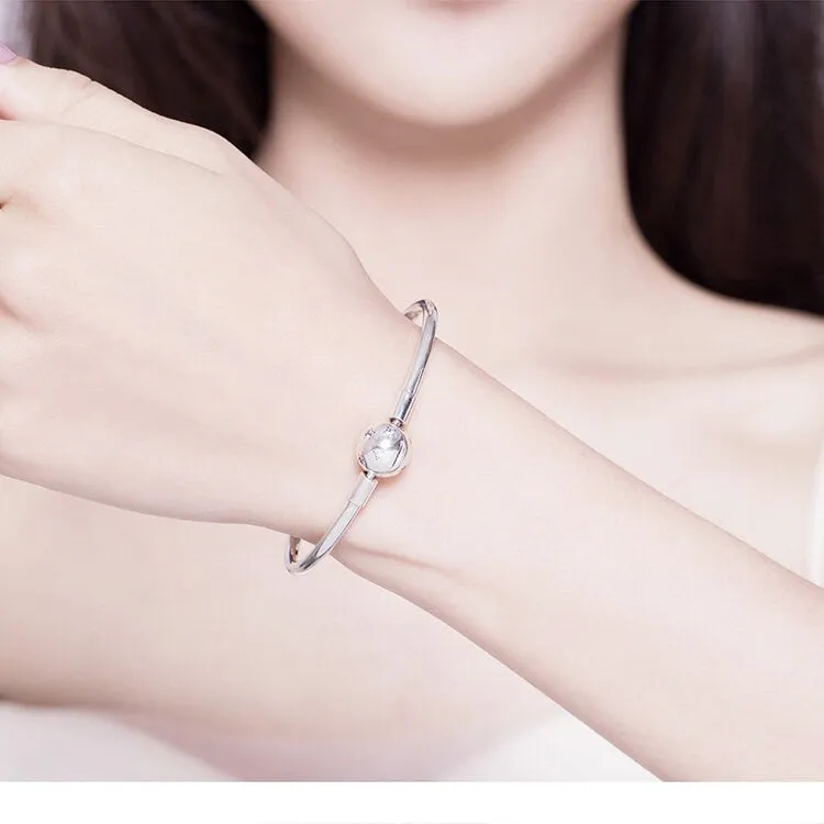 S925 Silver Star Snake Chain Bracelet