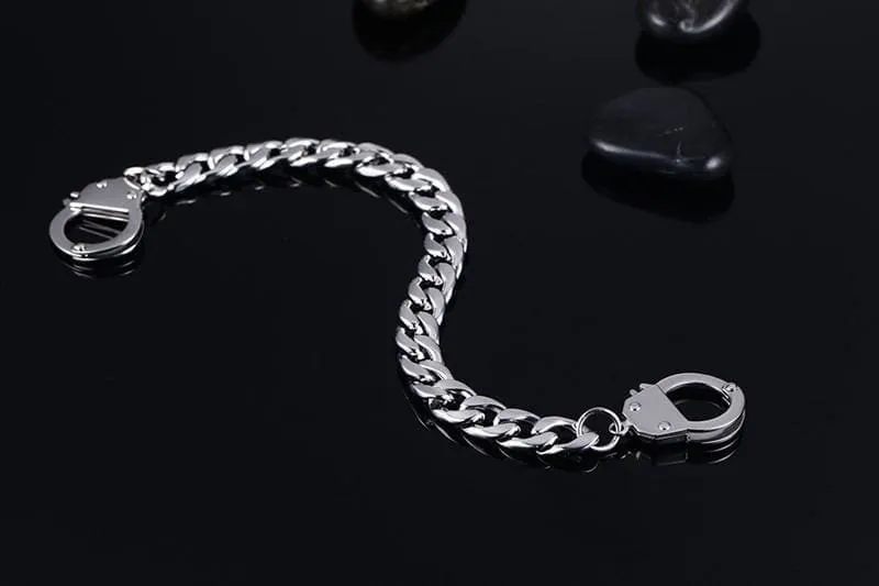 Stainless steel handcuffs