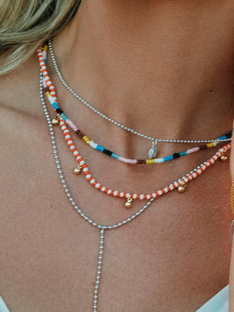 Sunset Beaded Necklace