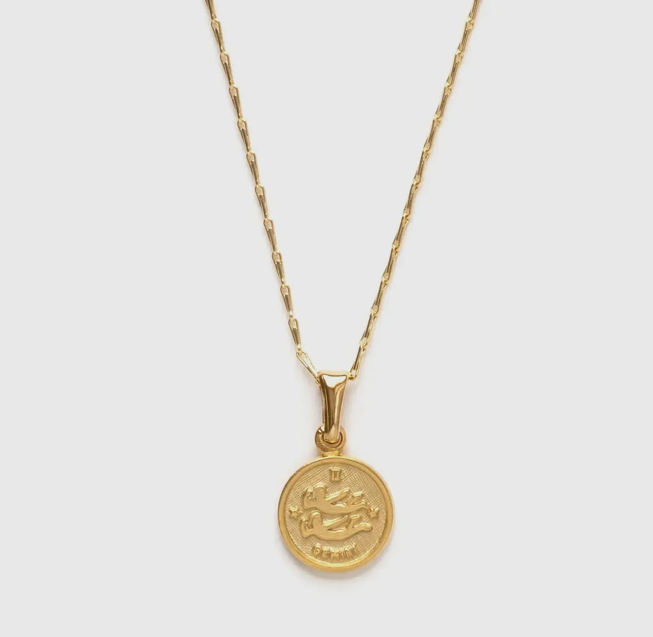 Tiny Zodiac Medallion Necklace