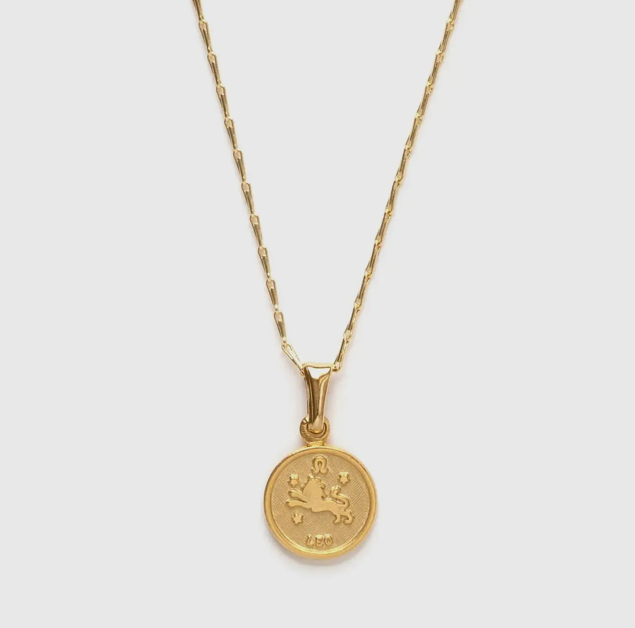 Tiny Zodiac Medallion Necklace