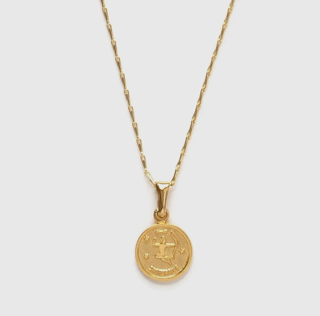 Tiny Zodiac Medallion Necklace