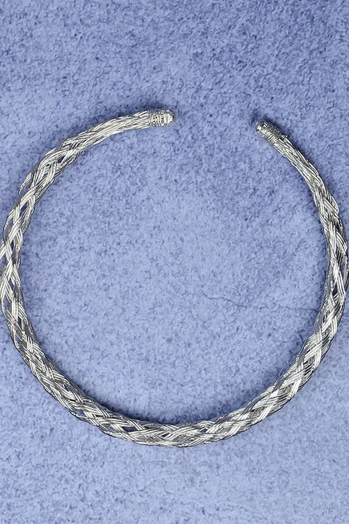 Tokri Silver Bangle