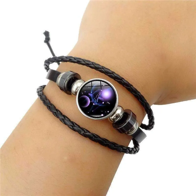 Yugen Multilayer Zodiac Leather Bracelet