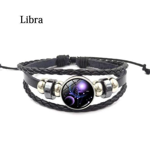 Yugen Multilayer Zodiac Leather Bracelet