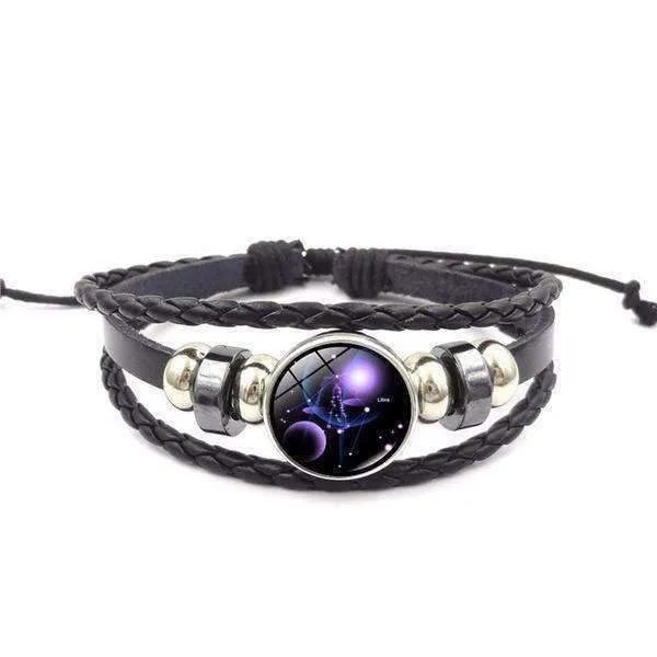 Yugen Multilayer Zodiac Leather Bracelet